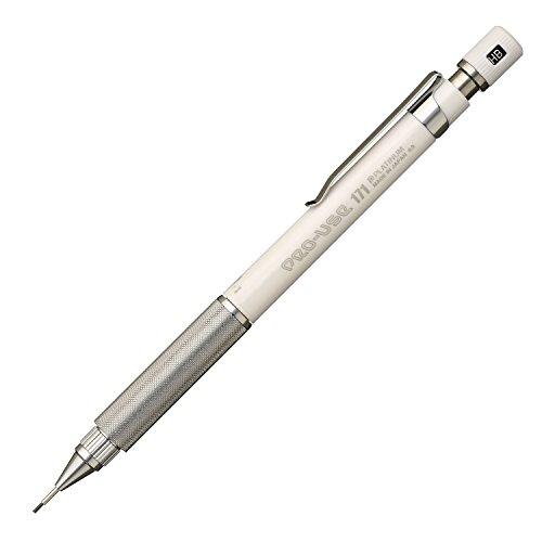 プラチナ万年筆 シャープペン プロユース171 0.9mm ホワイト MSDA