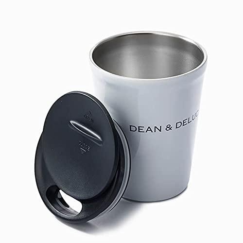 ステンレスタンブラーホワイト 260ml 蓋つき 保冷保温 ステンレス製 広口 コーヒーカップ 8.5×12.2cm |  | 01