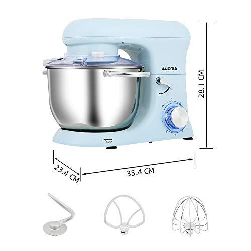 Aucma スタンドミキサー 4.5L大容量 3種類アタッチメント付き 低 Aucma スタンドミキサー 4.5L大容量 3種類アタッチメント付き 低