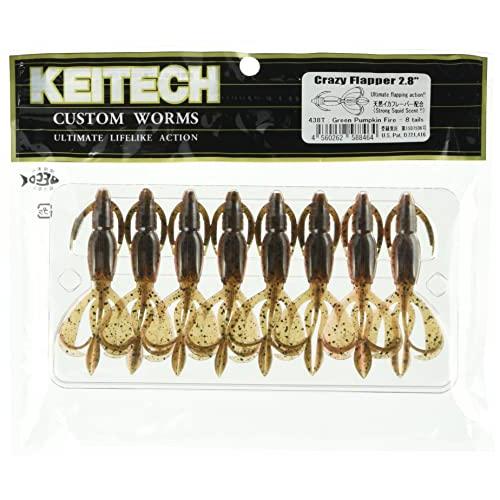 ケイテック(Keitech) クレイジーフラッパー 2.8インチ #438 グリパン