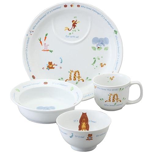 NARUMI(ナルミ) 子供用 食器セット みんなでたべよっ 4点セット すくい