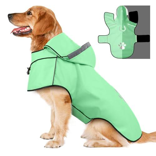 犬 レインコート DQGHQME 犬 カッパ 100%の防水生地 付 梅雨対策 犬用レインコート 防雪 防風 通気 軽量 着せやすい反射性犬用 | 