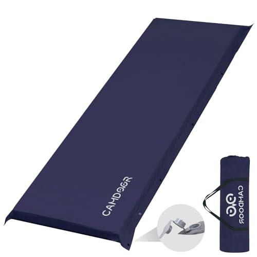 CAMDOOR エアマット 厚さ6.8cm ネイビー CAMDOOR キャンプ マット エアーマット 厚手 8cm30秒自動膨張