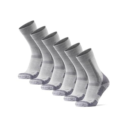 DANISH ENDURANCE ハイキングソックス 3足セット（ライトグレー 25.0-28.0 cm） | 