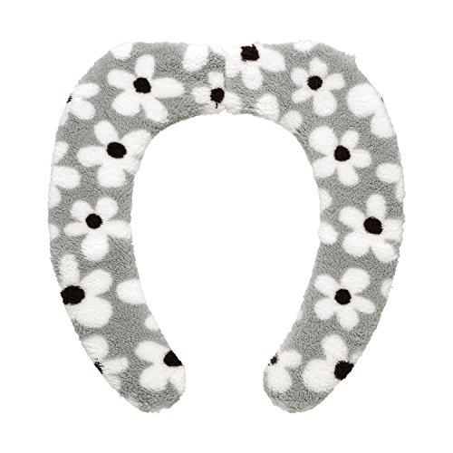 レック(LEC) ぴたQ 吸着 べんざシート ふわふわ ボア (デイジー ・ グレー) 洗濯OK BB-497 | 