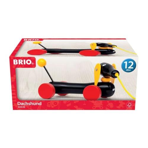 BRIO (ブリオ) プルトイ ダッチー 犬のおもちゃ 対象年齢 1歳~ (引き車