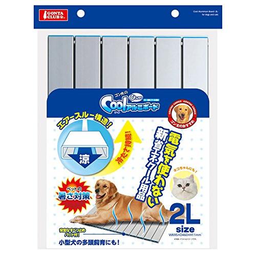マルカン ゴン太のクールひんやりアルミボード 2L 犬・猫用