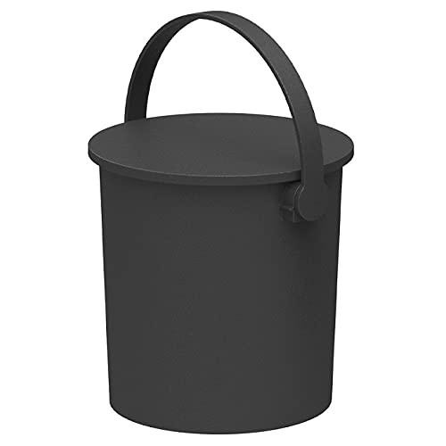 JEJアステージ(JEJ Astage) 座れるバケツ フェルマー ブラック 15L 日本製 インテリア雑貨 おもちゃ収納 アウトドア 耐荷重1 | 