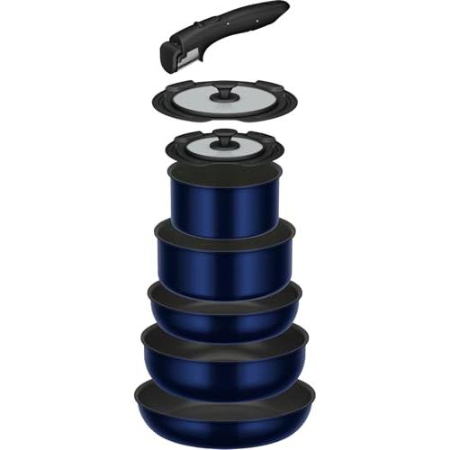 新品未使用THERMOS デュラブルコート 8点セット サーモス デュラブルシリーズ 取っ手のとれるフライパン8点セットEA