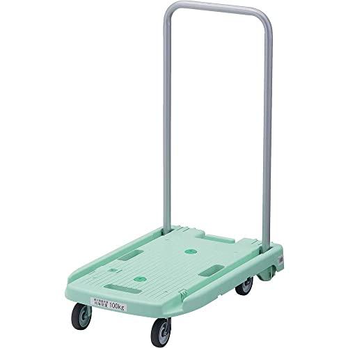 トラスコ中山(TRUSCO) 樹脂台車 こまわり君 省音G車輪 折りたたみ