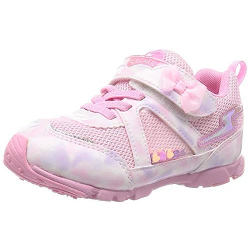 スーパースター スニーカー 女の子 16~19cm 0.5cm有 キッズ SS K969 ピンク 18.5 cm 2E | 