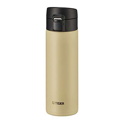 タイガー魔法瓶(TIGER) 水筒 480ml マグボトル ワンタッチ 軽量 ステンレスボトル 真空断熱 保温保冷 ベージュ MKA-K048C | 
