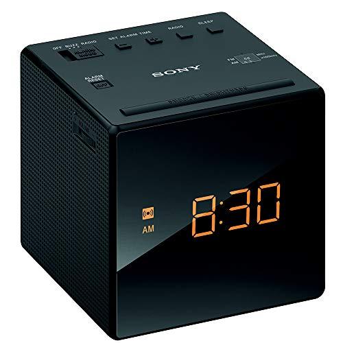 クロックラジオ ICF-C1 : FM/AM/ワイドFM対応 おやすみタイマー ブラック ICF-C1 B | 