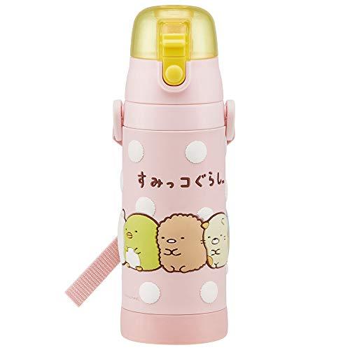 スケーター(Skater) 子供用 ステンレス 水筒 直飲み 480ml すみっコぐらし 子供に優しい軽量タイプ 女の子 保冷専用 3D立体プリ | 