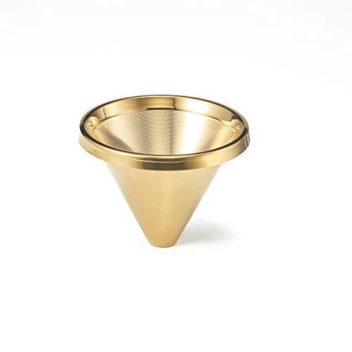 シロカ コーン式コーヒーメーカー ステンレスフィルター(ゴールド) SC