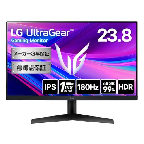 LG ゲーミングモニター UltraGear 24GS60F-B 23.8インチ/PCゲーム