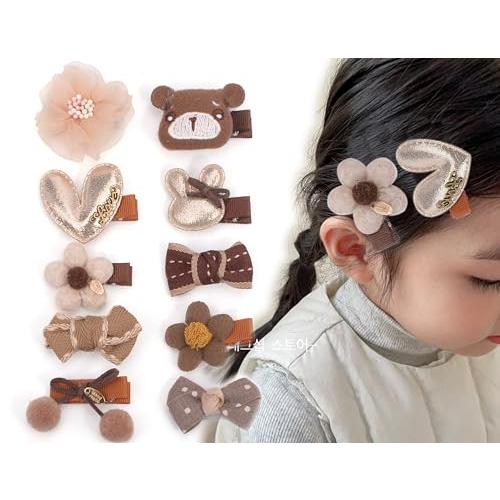 BIANHUAN 赤ちゃん ヘアピン 子供 可愛い ベビー ヘアクリップ