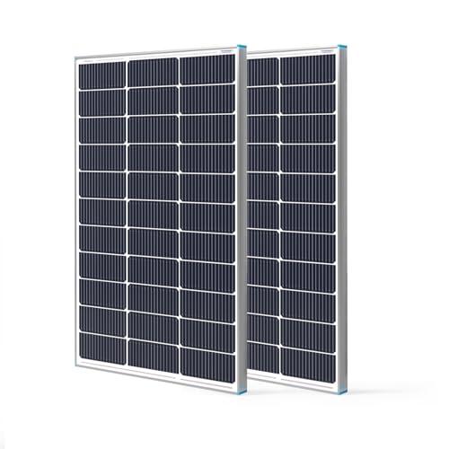 Renogy 2枚 100W 12V N型高効率ソーラーパネル：高温耐性（-40℃?90