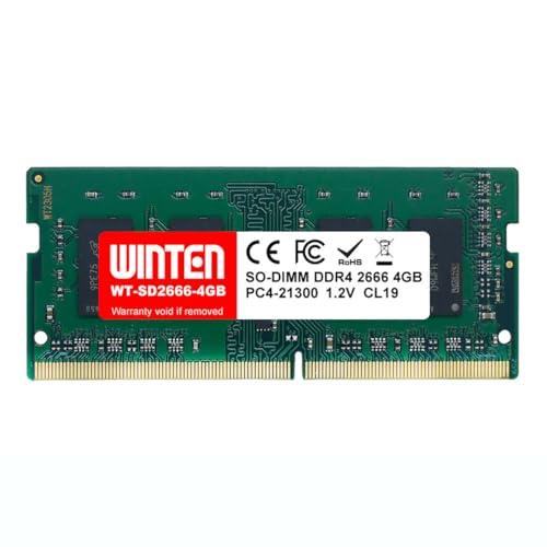 WINTEN ノートPC用メモリ DDR4-2666 4GB WT-SD2666-4GB 260Pin CL19