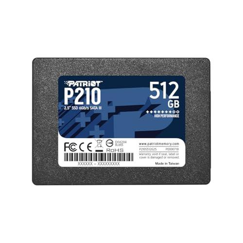 Patriot Memory P210 512GB SATA3 内蔵型SSD 6Gb/s 2.5インチ 7mm