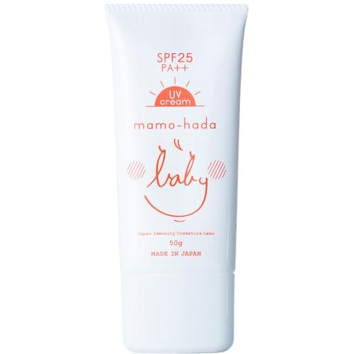 まも肌 ベビーUVエアリークリーム SPF25/PA++ 50g 無添加  ベビー 赤ちゃん キッズ ママ 子供 敏感肌用 紫外線吸収剤不使用 | 