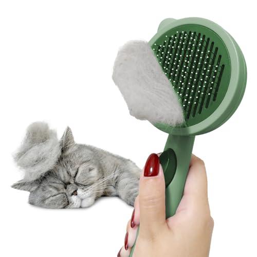 FelineBees 猫 犬 ブラシ 皮膚に優しい 痛くない 長毛 短毛 ヒーリング