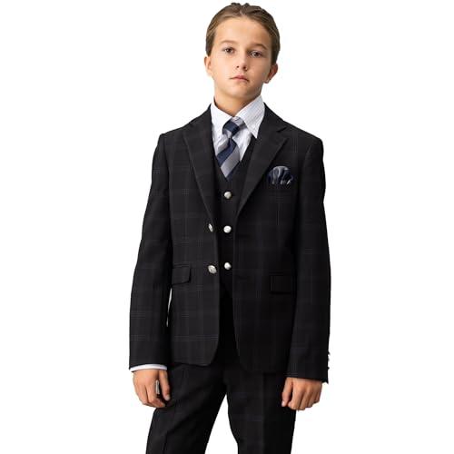 【6点セット】子供スーツ　サイズ140【ワンダー ファクトリー】セットアップ Amazon | WANDER FACTORY スーツ フォーマル 男の子 卒業式