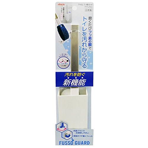 アイセン工業 ミニ トイレブラシ 吸盤付き フッ素ガード 磨くたびにトイレをフッ素コーティング TF902 | 