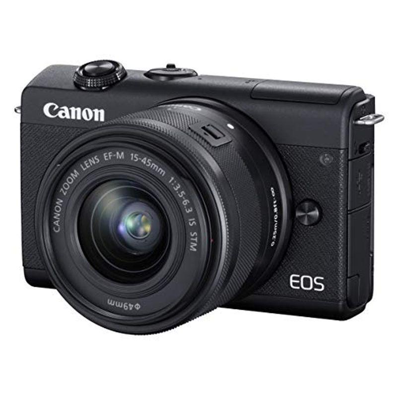 Canon ミラーレス一眼カメラ EOS M200 標準ズームキット ブラック