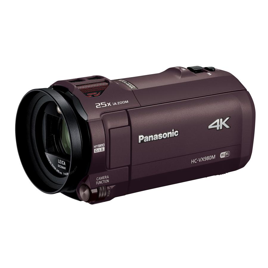 パナソニック デジタル4Kビデオカメラ VX980M 64GB あとから補正 ブラウン HC-VX980M-T