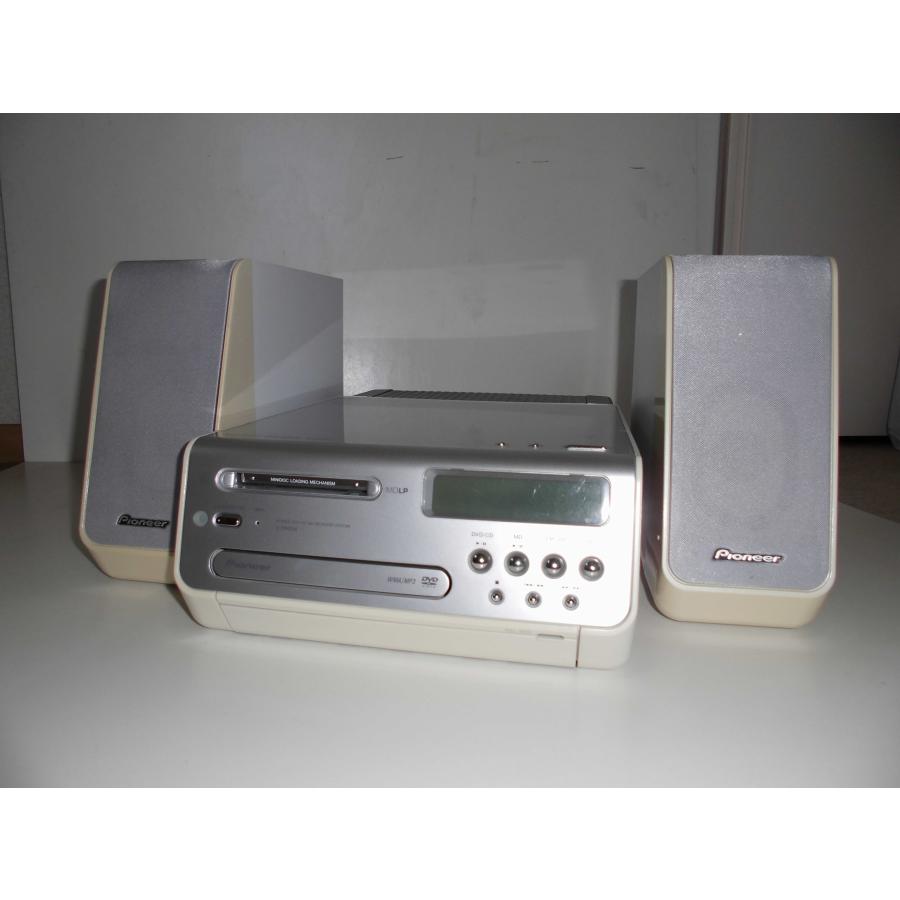 パイオニア アイディPR7DV‐S X-PR7DV-S DVD/MDミニコンポ (シルバー