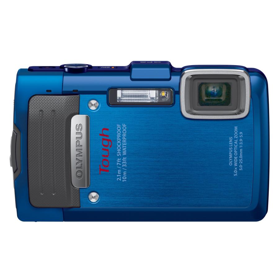 格安中古 OLYMPUS デジタルカメラ STYLUS TG-835 Tough ブルー 防水性能10m GPS機能 電子コンパス TG-835 To