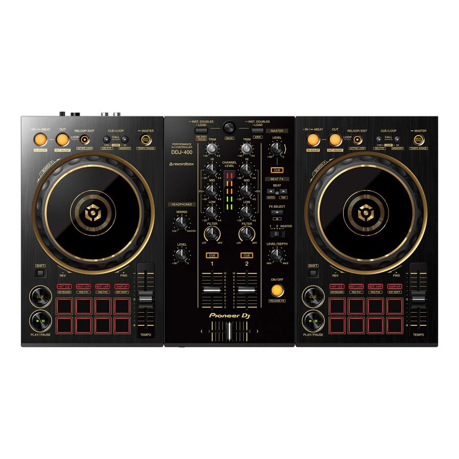 Pioneer DJ パフォーマンスDJコントローラー DDJ-400-N（限定ゴールド 