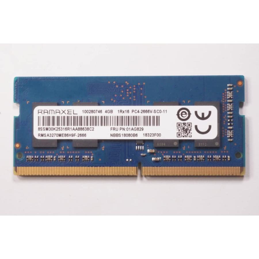 RAMAXEL PC4-21300S (DDR4-2666) 4GB 1Rx16 PC4-2666V-SC0-11 SO-DIMM 260p ...