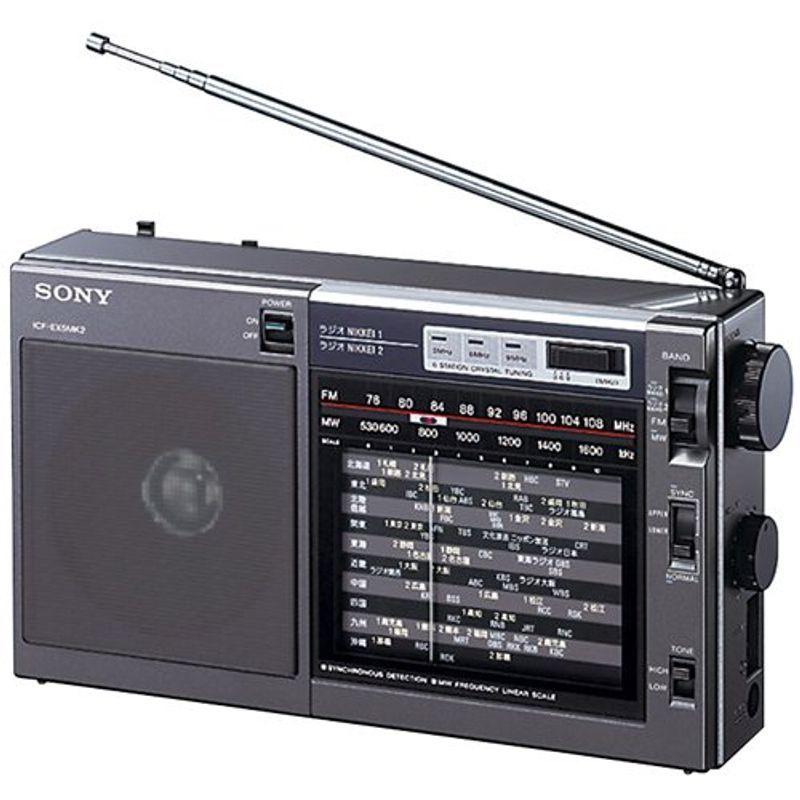 SONY FM/AM/ラジオNIKKEIポータブルラジオ ICF-EX5MK2｜kokonararu