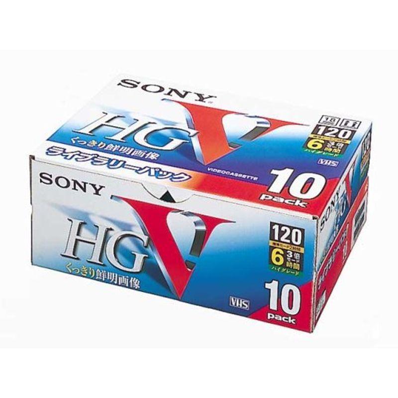 ソニー VHSビデオテープハイグレード120分10巻パック 10T-120VHG SONY