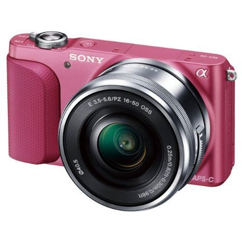 売れ筋がひ新作！SONY NEX-3N パワーズームレンズキット PZ E ピンク 16-50mm F3.5-5.6 OSS付属 NEX-3 デジタル一眼カメラ | biore-hall.com