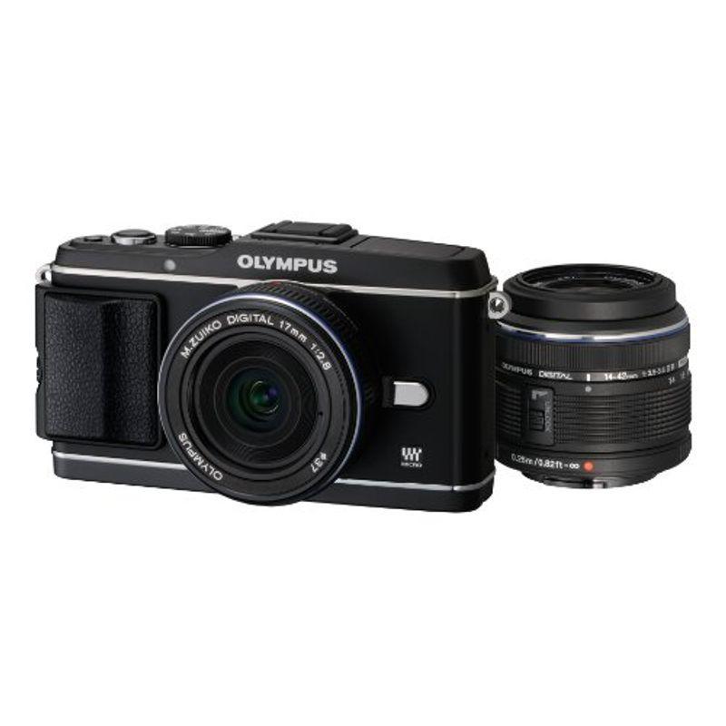 OLYMPUS ミラーレス一眼 PEN E-P3 ツインレンズキット ブラック E-P3 