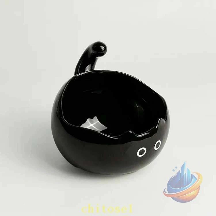 灰皿 猫 陶器 アッシュトレイ 置物 タバコ置き かわいい おもしろ ねこ