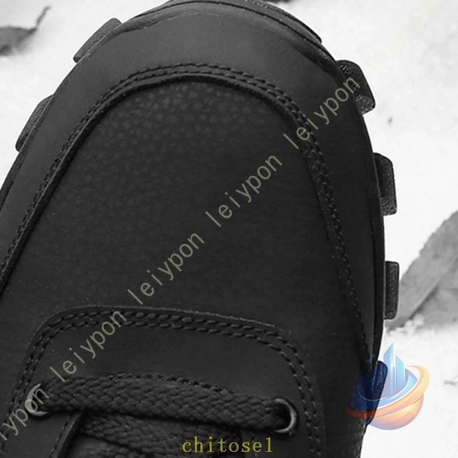 スノーブーツ レディース スノーシューズ 防寒 雪 冬用 トレッキングシューズゾンチー登山 靴 裏ボア ハイカット アウトドア 防滑 軽量 ブーツ 滑らない_9