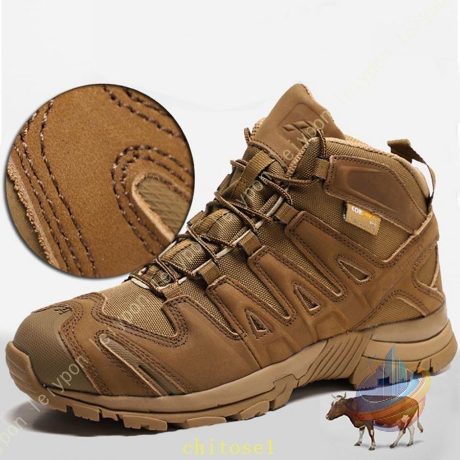 トレッキングシューズ メンズ ブーツ ミリタリー 登山靴 厚底ブーツ 編み上げゾンチータクティカルブーツ コンバット ジャングルブーツ アウトドア スニーカー_19