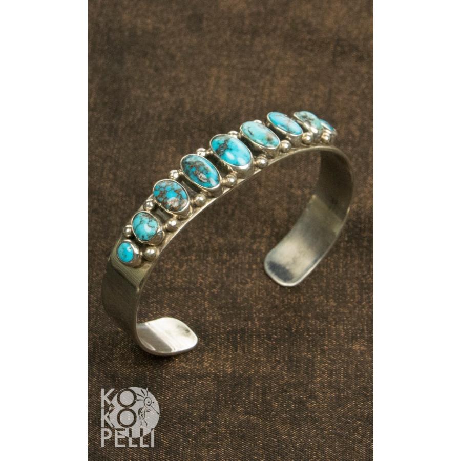 Cripple Creekターコイズブレスレット ナバホ 