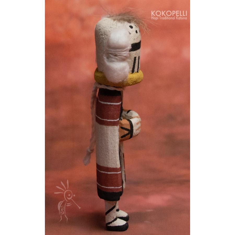 ホピ　カチナドール ホピ族のカチナドール Snow Maiden(Nuvak'chin Mana
