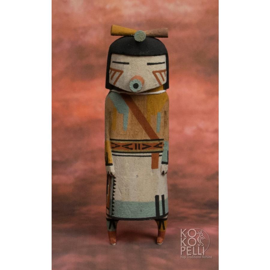 ホピ族のカチナドール Bean Dancer (Muzribi) makwesabeandancerKOKOPELLI for