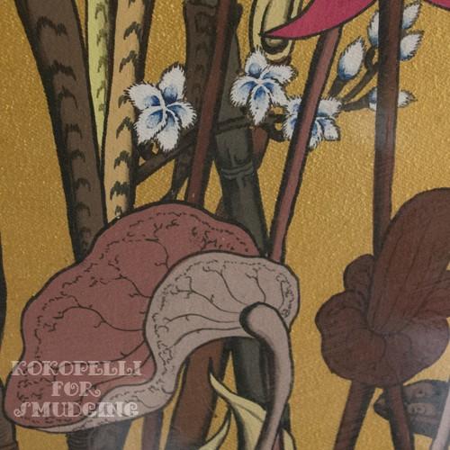 バリ島の画家から直接買い付け 植物 GAMAバリ島 アーティスト 絵画 