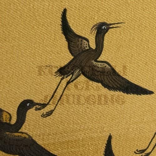 バリ島の画家から直接買い付け 鳥の群れ ワヤン・ガマ バリ絵画 バリ島の画家から直接買い付け 鳥の群れ ワヤン・ガマ バリ絵画