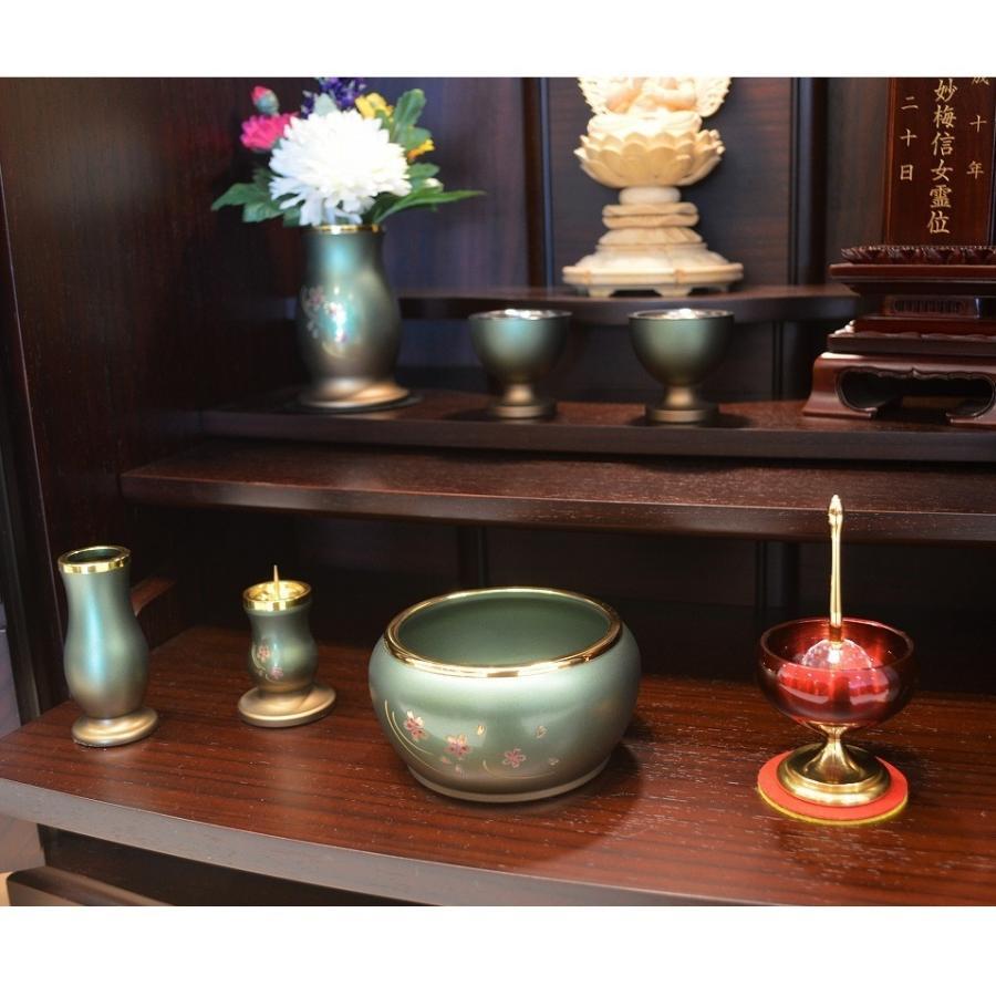 仏具 セット 6点 ルミエール 桜彫り モダン仏具 2.5寸 3.0寸 3.5 仏具 セット 6点 ルミエール 桜彫り モダン仏具 2.5寸 3.0寸 3.5