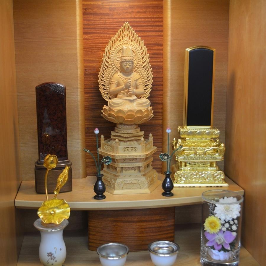 【特別値引き】位牌 名入れ1名様無料 櫛形出高欄 【金箔仕上】4.0寸 〜 6.0寸 モダン位牌 モダン 名入れ 塗位牌 高級_8