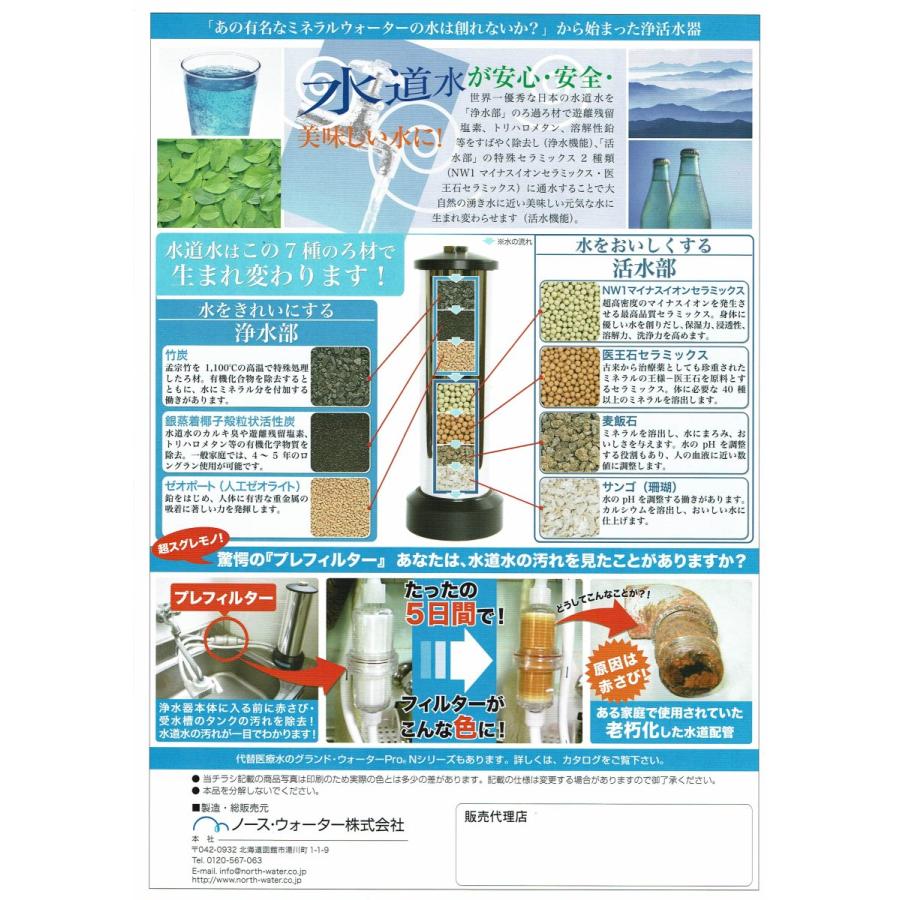 アニュー時代に購入された浄水器（クシウォーター・プロジュニア）浄水