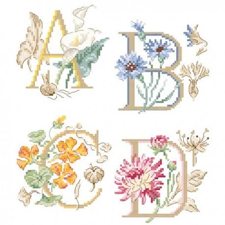 最新作 入荷済み クロスステッチ図案 Botanical Alphabet Chart 植物のアルファベット26のモチーフ Abcbot Gri 輸入手芸のココロ商店 通販 Yahoo ショッピング